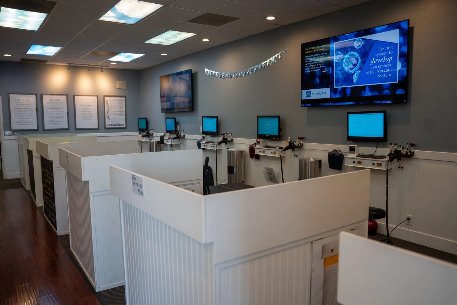 Treatment room at Discover Chiropractic in San Jose