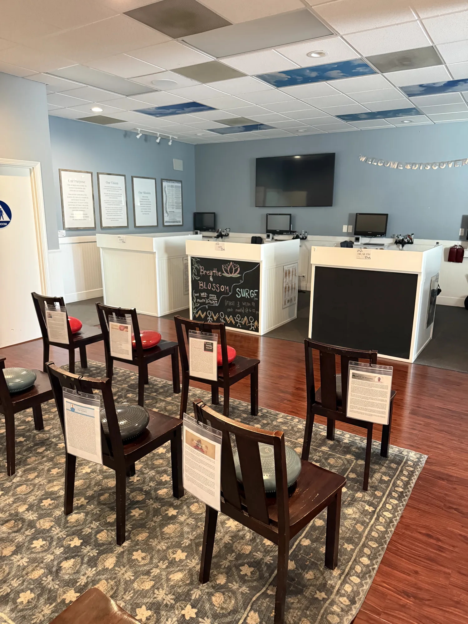 Our health education room
